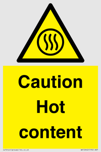 Caution Hot content
